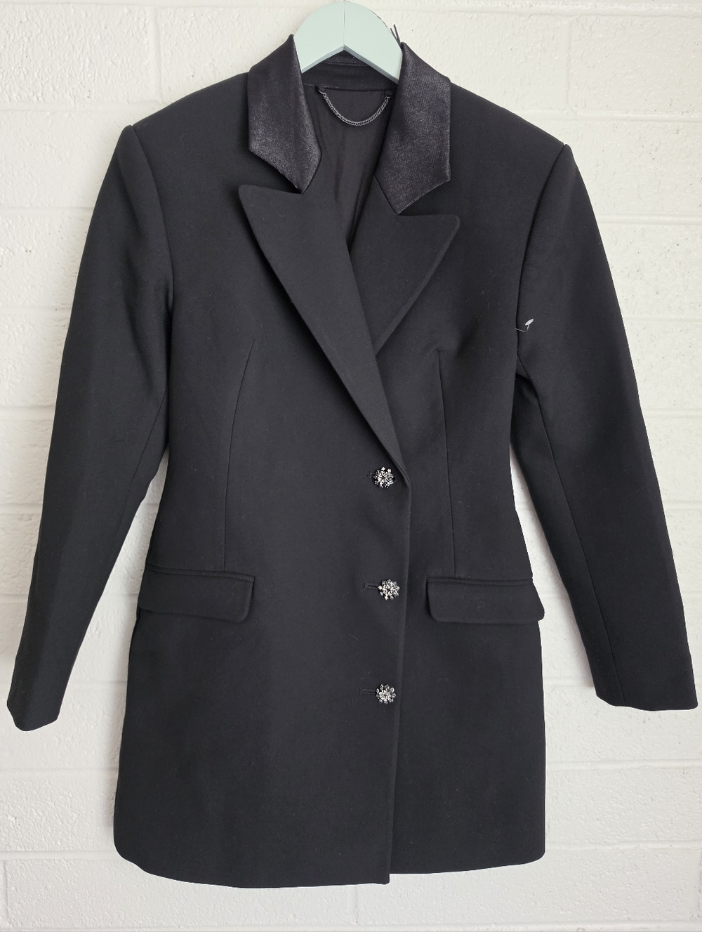 Allsaints Erykah Slim Fit Mini Blazer Dress 0